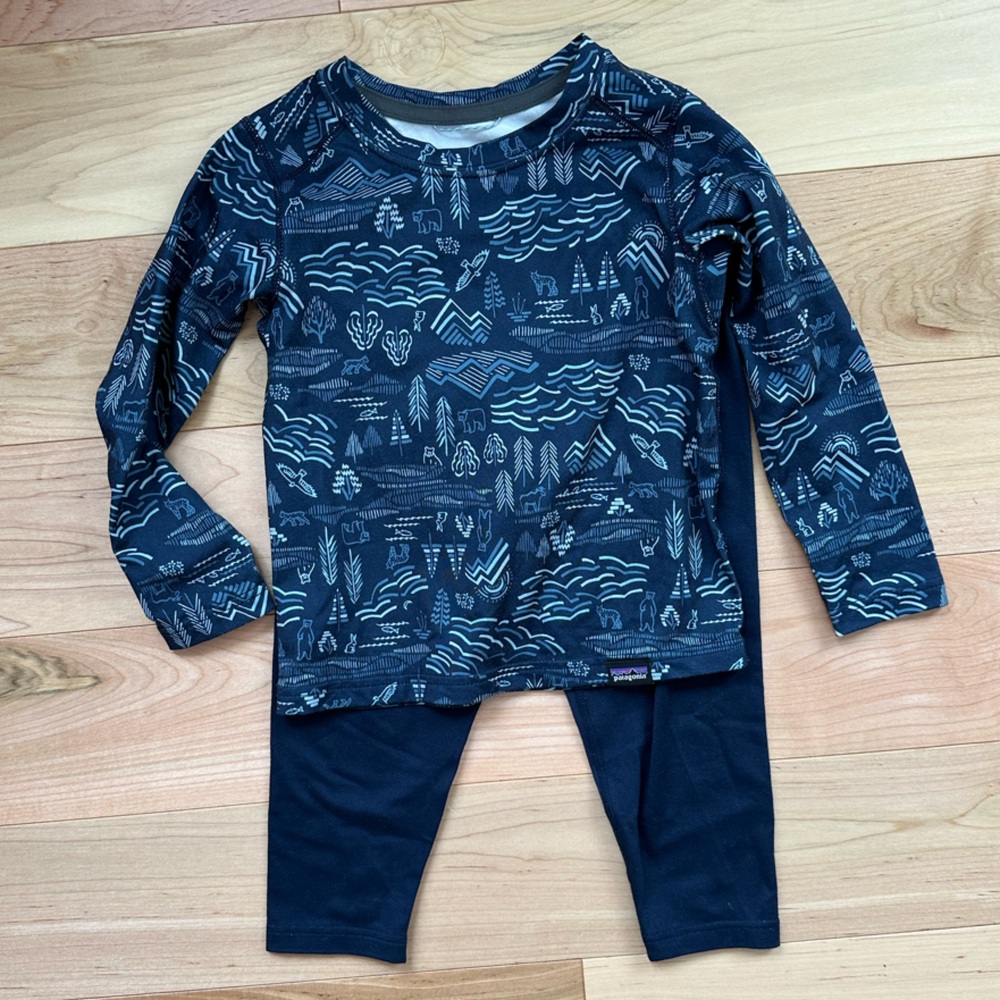 Navy Patagonia Capilene Base Layer